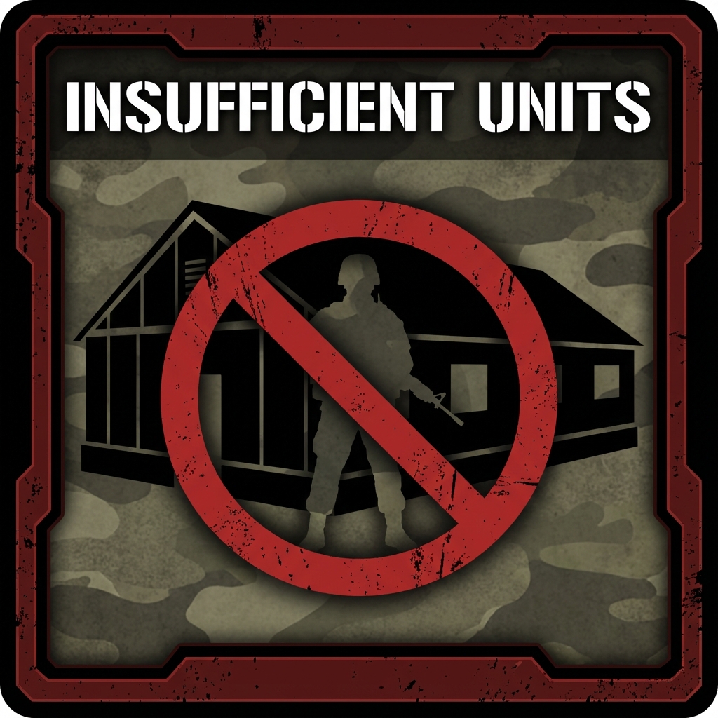 Insufficient Units Card Effect